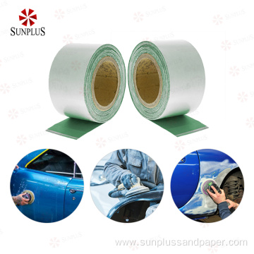 17Holes Round Green Sandpaper Disc Auto Polishing Sandpaper